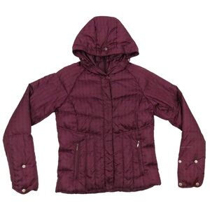 Columbia Omni Shield Down Quilted Womens Hooded Full Zip Puffer Coat Jacket S